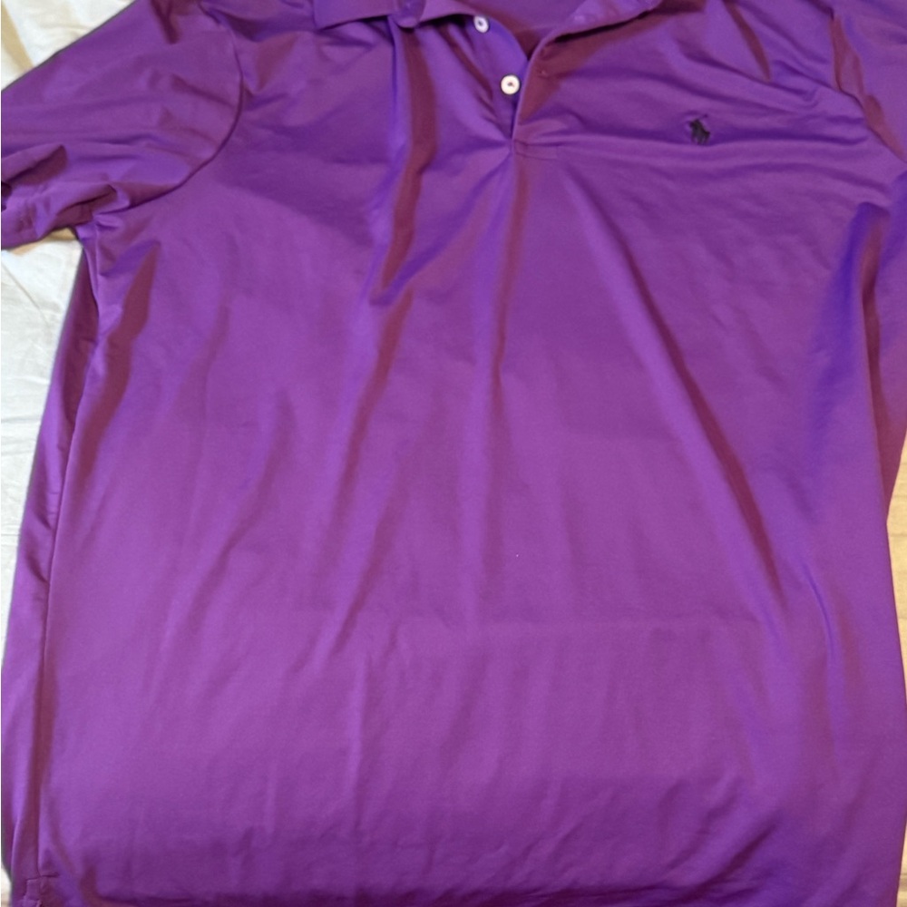 Purple Ralph Lauren Performance Golf Polo